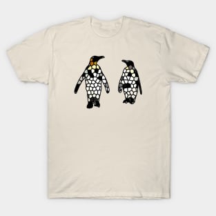 Cellular Penguin Mosaic in Digital T-Shirt